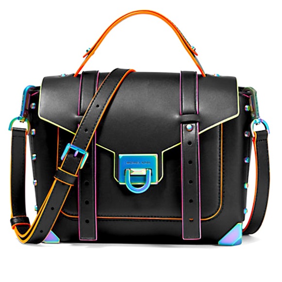 Michael Kors Handbags - Michael Kors Manhattan Medium Contrast Trim Satchel